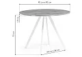 Обеденный стол круглый Баргел