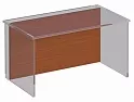 Защитная панель к столу письменному