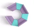 Офисный диван Оригами